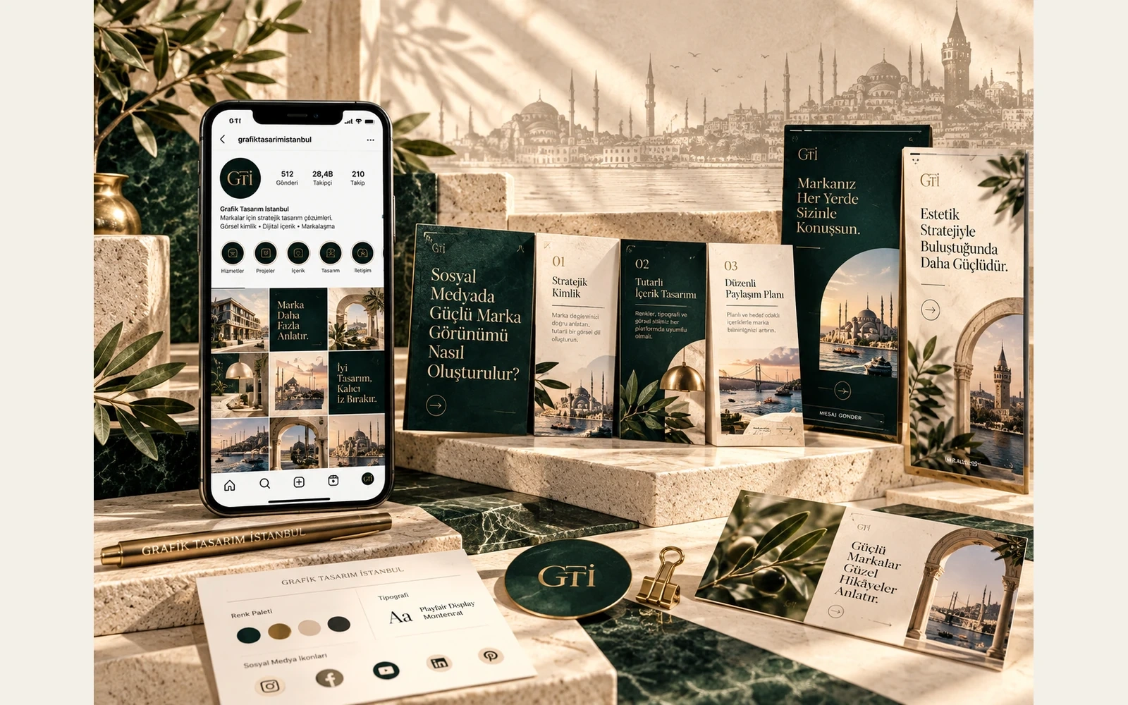 Gayrimenkul projesinin katalog sosyal medya ve web üzerindeki bütünleşik tanıtımı