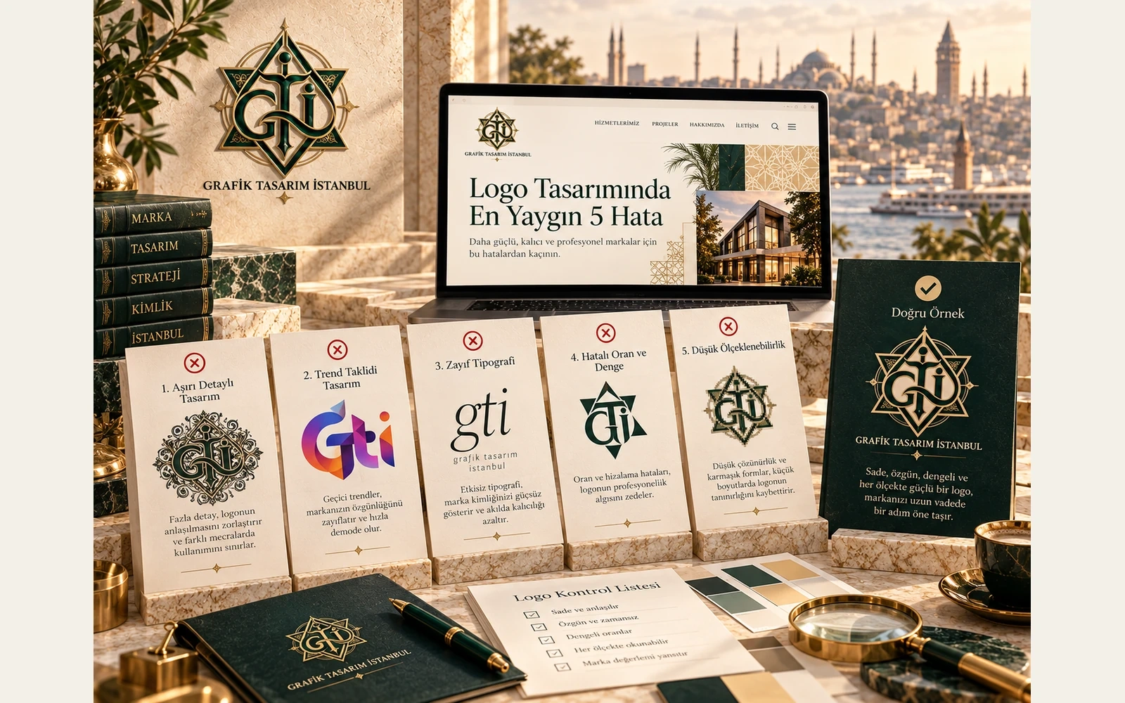 Logo tasarımında sık yapılan hataların özeti