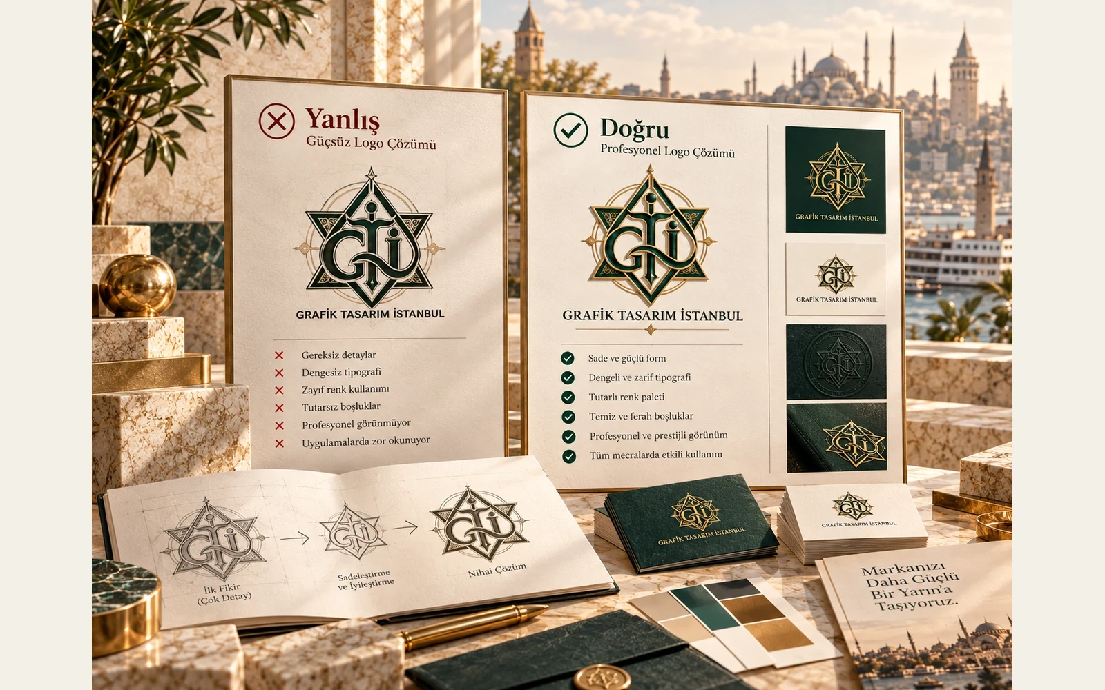 Logo hatalarını düzeltmek için izlenebilecek süreç